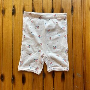Urban Outfitters Cream Floral Shorts
